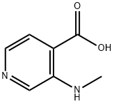 3-(甲氨基)异烟酸 结构式