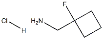 (1-氟环丁基)甲胺盐酸盐 结构式
