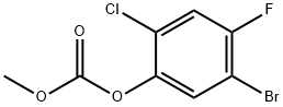 2-氯-5-溴-4-氟苯甲酸甲酯 结构式
