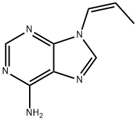 （Z）-9-丙烯基腺嘌呤 结构式