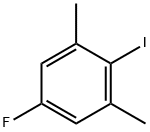 5-FLUORO-2-IODO-1,3-DIMETHYLBENZENE 结构式