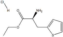 (S)-2-氨基-3-(噻吩-2-基)丙酸甲酯 结构式