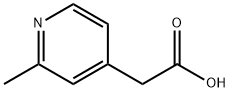 2-(2-METHYLPYRIDIN-4-YL)ACETIC ACID 结构式