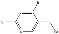 4-溴-5-(溴甲基)-2-氯吡啶 结构式