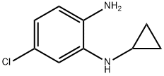 5-chloro-N1-cyclopropylbenzene-1,2-diamine 结构式