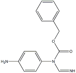 benzyl (4-aminophenyl)(imino)methylcarbamate 结构式