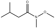 N-METHOXY-N,3-DIMETHYLBUTANAMIDE 结构式