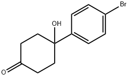 4-(4-溴苯基)-4-羟基环己酮 结构式