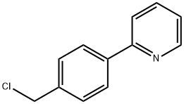 2-(4-(氯甲基)苯基)吡啶 结构式