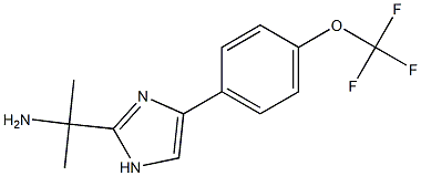 1-Methyl-1-[4-(4-trifluoromethoxy-phenyl)-1H-imidazol-2-yl]-ethylamine 结构式