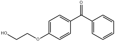 (4-(2-hydroxyethoxy)phenyl)(phenyl)methanone 结构式