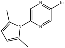 2-溴-5-(2,5-二甲基-1H-吡咯-1-基)吡嗪 结构式