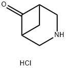 3-氮杂二环[3.1.1]庚烷-6-酮盐酸 结构式