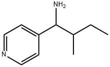 2-methyl-1-(pyridin-4-yl)butan-1-amine 结构式