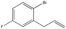 2-烯丙基-1-溴-4-氟苯 结构式