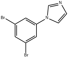1-(3,5-二溴苯基)-1H-咪唑 结构式