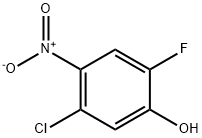 2-氟-4-硝基-5-氯苯酚 结构式