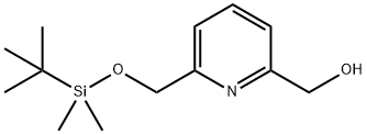 (6-((叔丁基二甲基硅基)氧基)甲基)吡啶-2-基)甲醇 结构式