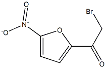 Ethanone, 2-bromo-1-(5-nitro-2-furanyl)-
 结构式