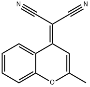 2-(2-METHYL-4H-CHROMEN-4-YLIDENE)MALONONITRILE聽 结构式