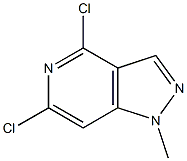 4,6-二氯-1-甲基-1H-吡唑并[4,3-C]吡啶 结构式