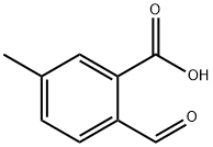 2-甲酰基-5-甲基苯甲酸 结构式