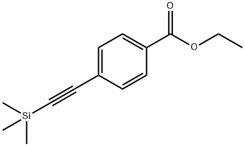 ethyl 4-(2-(trimethylsilyl)ethynyl)benzoate 结构式