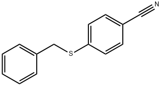 4-(苄硫基)苄腈 结构式