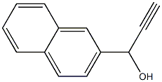 1-(2-萘基)-2-丙炔-1-醇 结构式