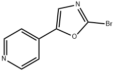 2-溴-5-(吡啶-4-基)恶唑 结构式