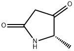 (S)-5-甲基吡咯烷-2,4-二酮 结构式