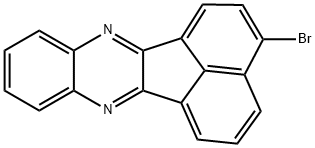 3-溴 - 苊并[1,2-B]喹喔啉 结构式