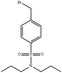 4-(bromomethyl)-N,N-dipropylbenzenesulfonamide 结构式