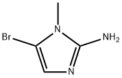 5-bromo-1-methyl-1H-imidazol-2-amine 结构式