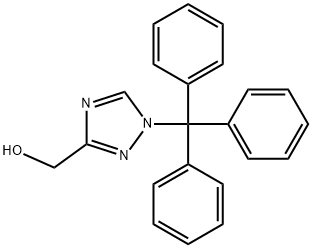 (1-Trityl-1H-1,2,4-triazol-3-yl)methanol 结构式