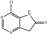 4-chloro-5H-pyrrolo[3,2-d]pyrimidin-6-ol 结构式