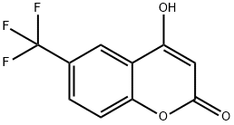 4-羟基-6-(三氟甲基)-2H-色烯-2-酮 结构式