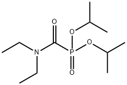 DIISOPROPYL (N,N-DIETHYLCARBAMOYL)PHOSPHONATE 结构式