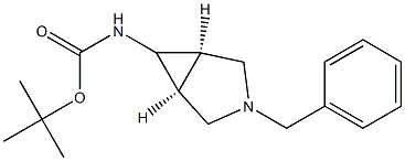 tert-butyl ((1R,5S,6s)-3-benzyl-3-azabicyclo[3.1.0]hexan-6-yl)carbamate 结构式