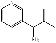 2-methyl-1-(pyridin-3-yl)prop-2-en-1-amine 结构式
