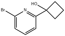 1-(6-溴吡啶-2-基)环丁烷 结构式