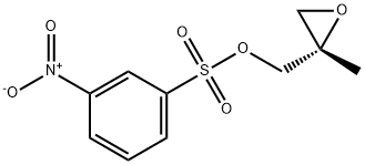 (S)-(2-甲基环氧乙烷-2-基)甲基 3-硝基苯磺酸酯 结构式