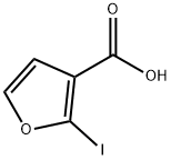 2-碘呋喃-3-羧酸 结构式