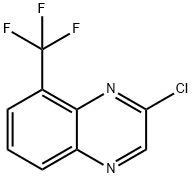2-chloro-8-(trifluoromethyl)Quinoxaline 结构式