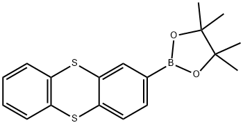 Thianthren-2-yl boronic acid pinacol ester 结构式