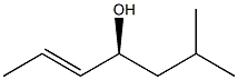 (4S,2E)-6-Methyl-2-hepten-4-ol 结构式