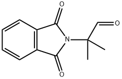 2-(1,3-二氧代异吲哚啉-2-基)-2-甲基丙醛 结构式