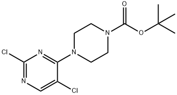 tert-butyl 4-(2,5-dichloropyrimidin-4-yl)piperazine-1-carboxylate 结构式