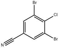 3,5-二溴-4-氯苯腈 结构式