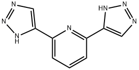 2,6-二(2<I>H</I>-1,2,3-三唑-4-基)吡啶 结构式